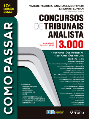 cover image of Concursos de tribunais analista